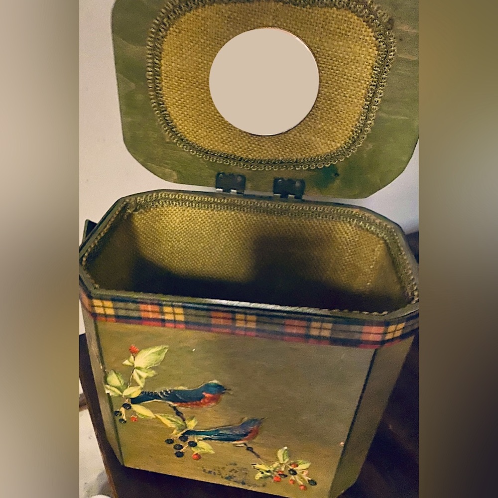 Exclusive!"Birds Eye View" One of a kind… Hand Crafted Wooden Pocketbook.